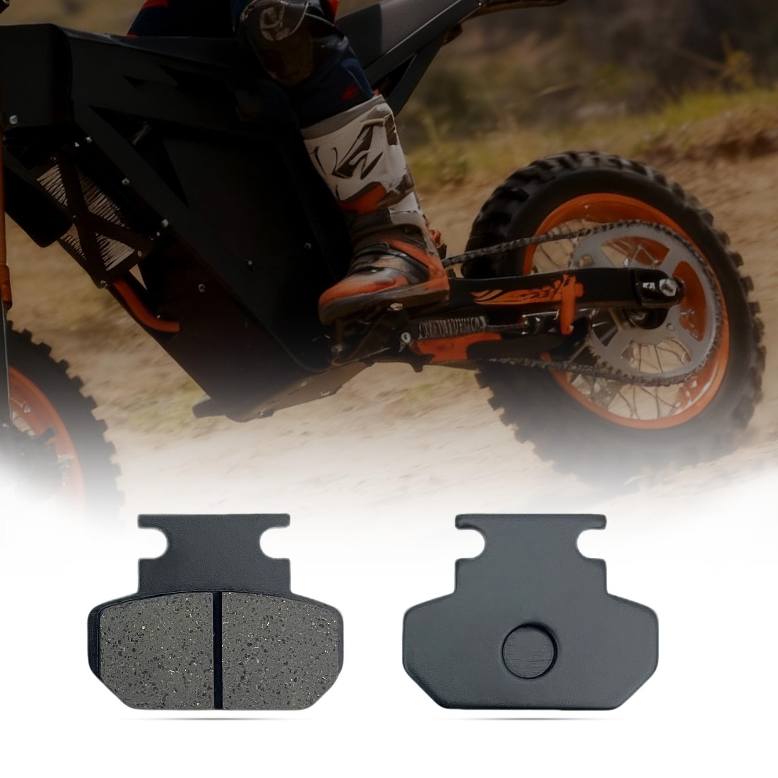 1 Pair Rear Brake Pads Set Standard Replacement For Tutti Soleil