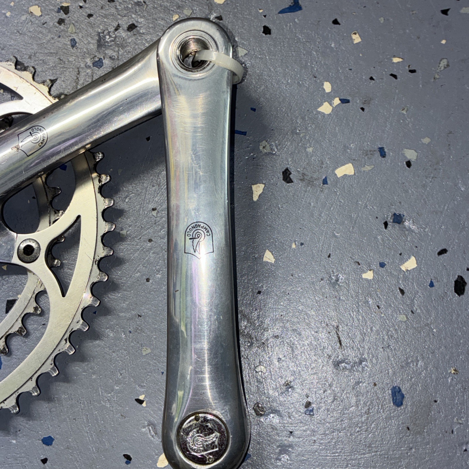 CAMPAGNOLO C-RECORD CRANKSET DOUBLE 53-39 TOOTH 170 MM ARMS