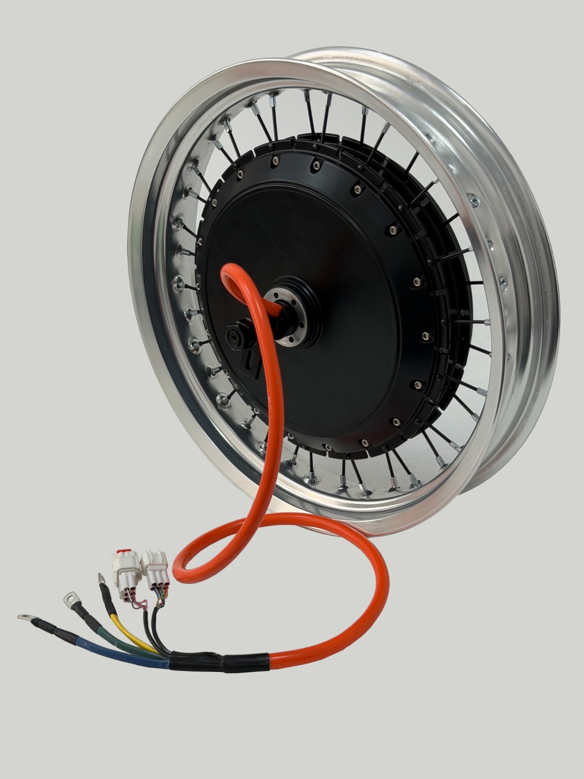 Colorful motorcycle rim（DOT standard）:17*3.0in QS273 3.5T 8000W hub motor wheel