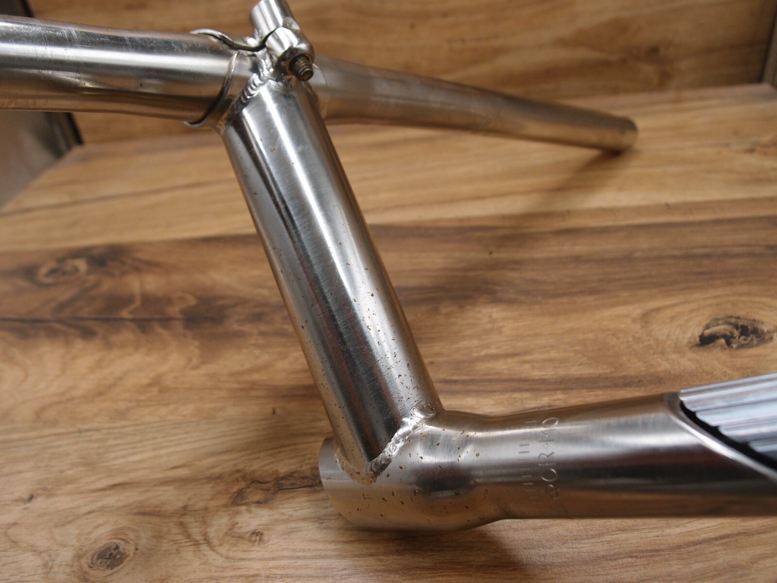 1990’s flat handlebar WH steel +steel CRMO quill stem 25.4 mm