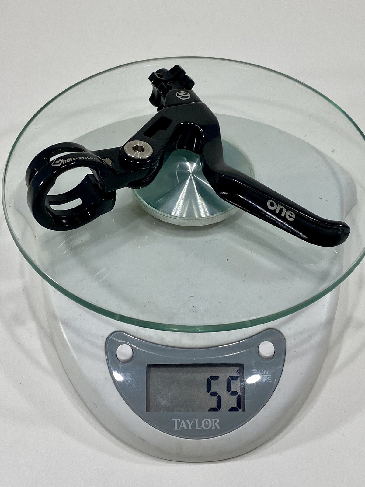BOX ONE Genius 85mm BMX Racing V Brake Lever Black Ti Bolts ODI Clamp