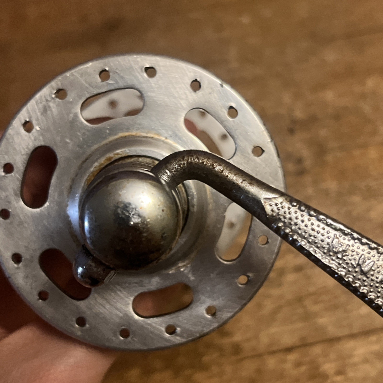 Vintage Normandy Front High Flange Hub MM Atom Quick Release 70s Road Bike