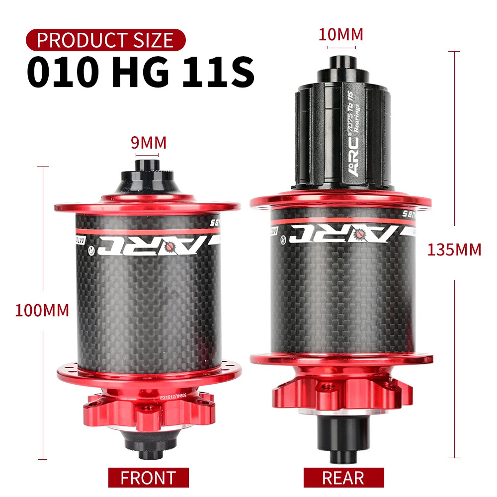 Carbon Fiber Mountain Bike Hubs 4 Sealed Bearing 6 Pawls 114 Click for HG XD MS