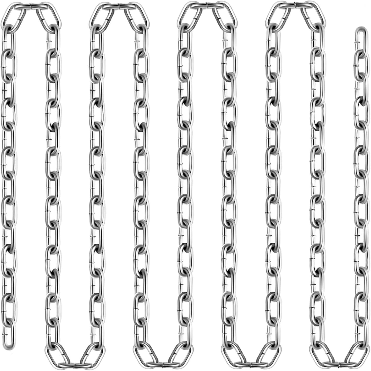 Grade 30 Chain 3/16 Inch by 100Ft Length Grade 30 Proof Coil Chain Zinc Plate…