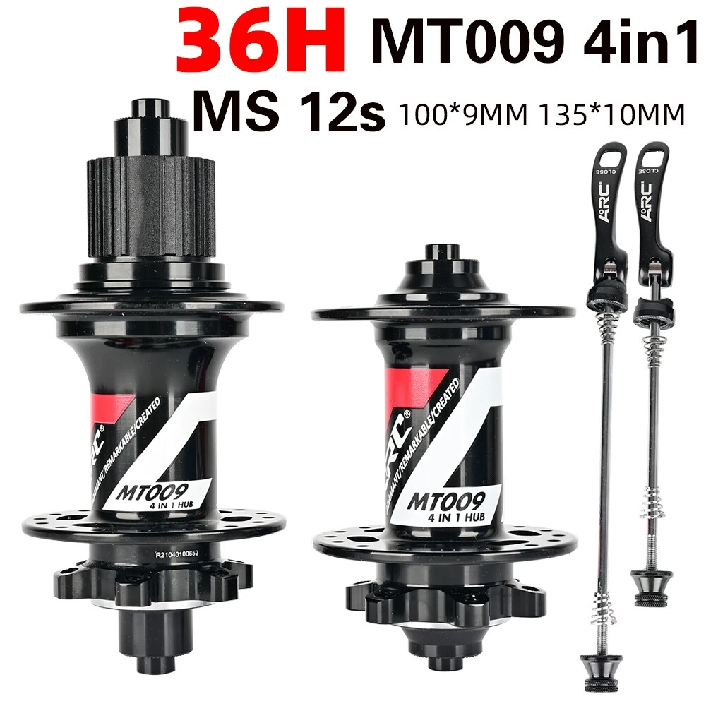 ARC Bicycle Front Rear Hub For HG XD MS Mountain Bike 36 Holes 6 pawl 114T Noise