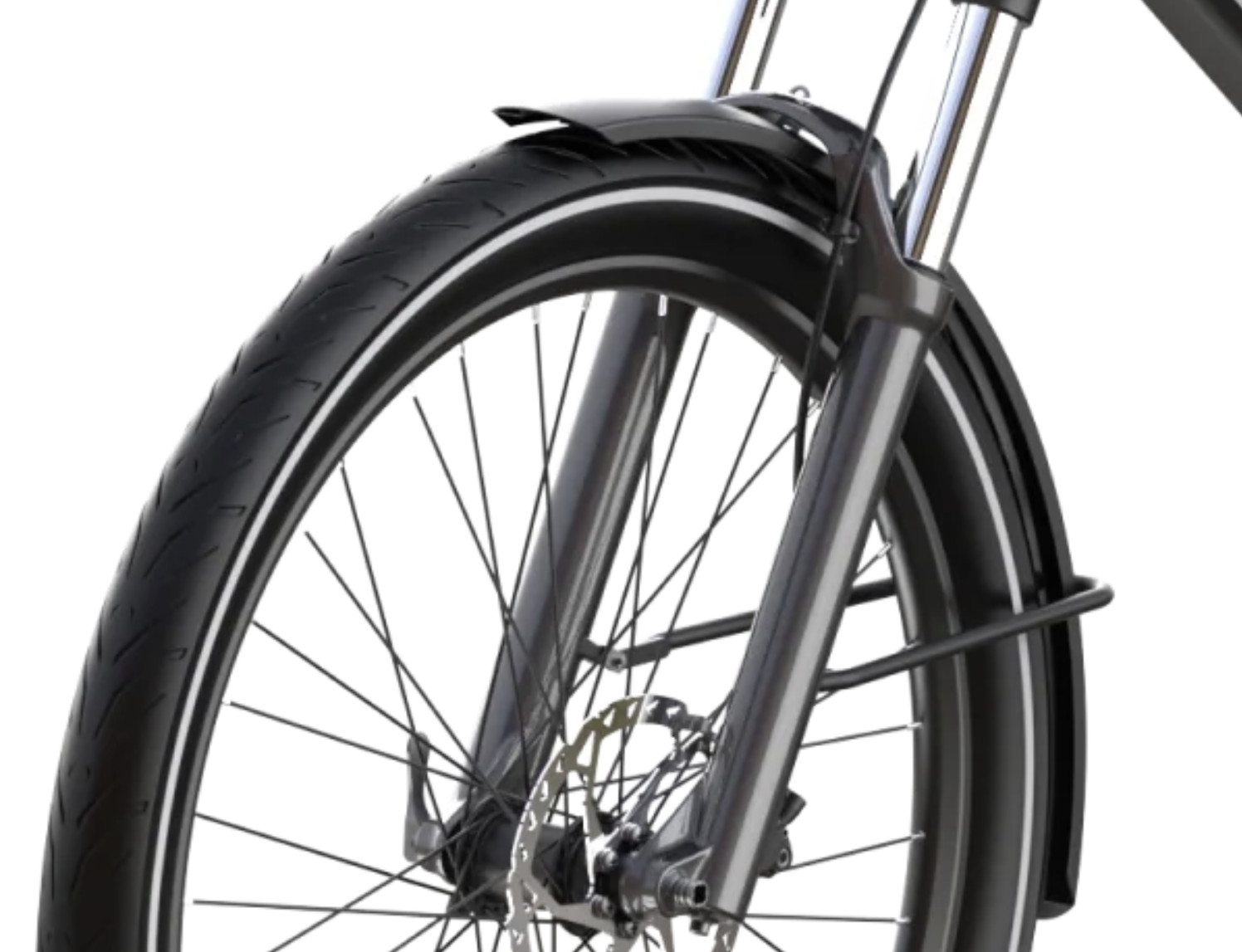 Bike Cycling Trail Urban etc. Front MudGuard Fender with Bracket *NEW*