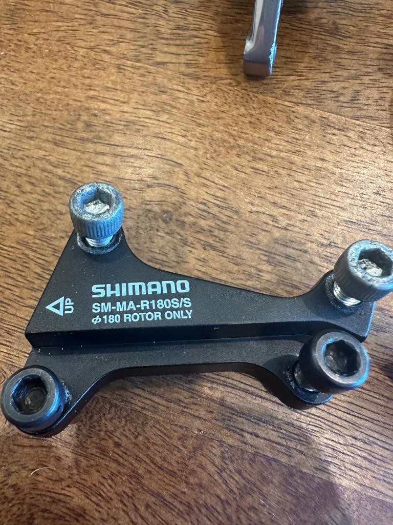 Shimano XTR BR-M965 Disc Brake Calipers + Fork & Frame Adapters No Rotors
