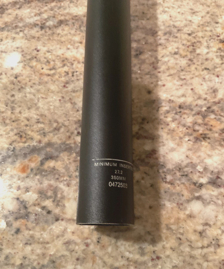 Zipp Service Course Seatpost – 27.2mm Diameter, 280mm Length, Zero Offset