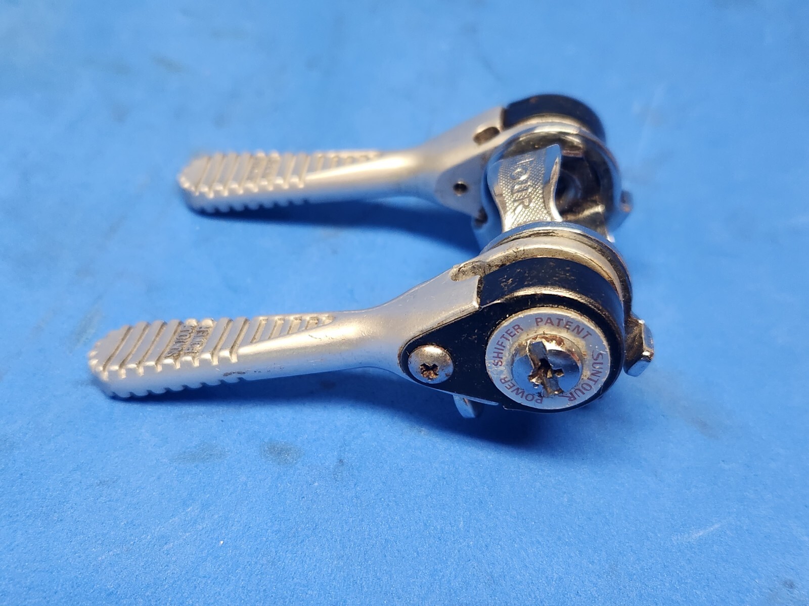 Suntour Power Shifter Ratchet Down Tube Clamp Friction Shifter 5s 6s