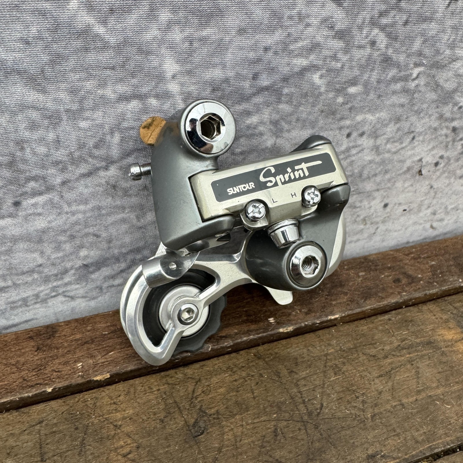 Vintage Suntour Sprint Rear Derailleur Short Cage NOS New Road Bike Japan 185g