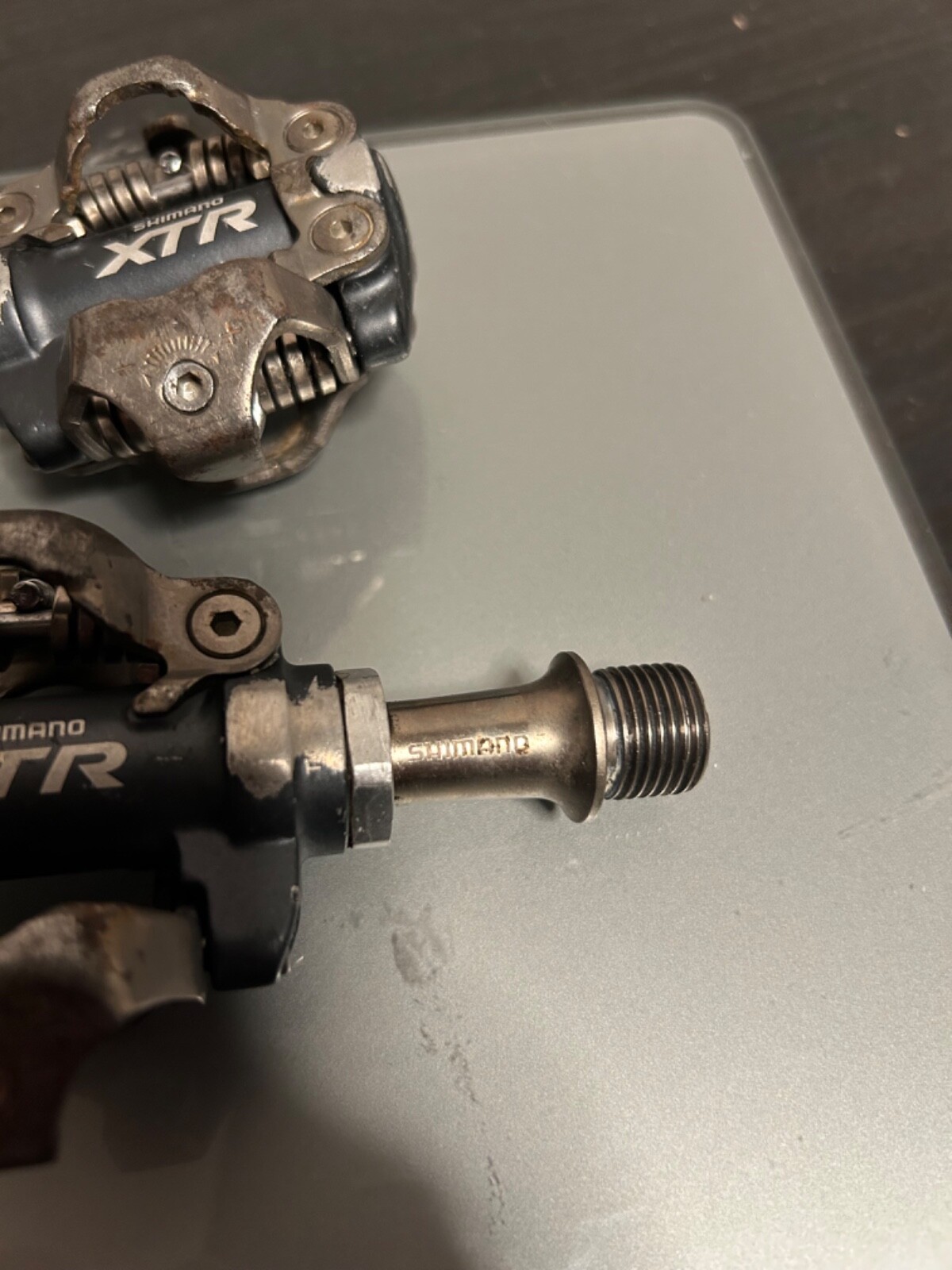 Shimano XTR PD-M970 SPD MTB Clipless Pedals Gray XTR