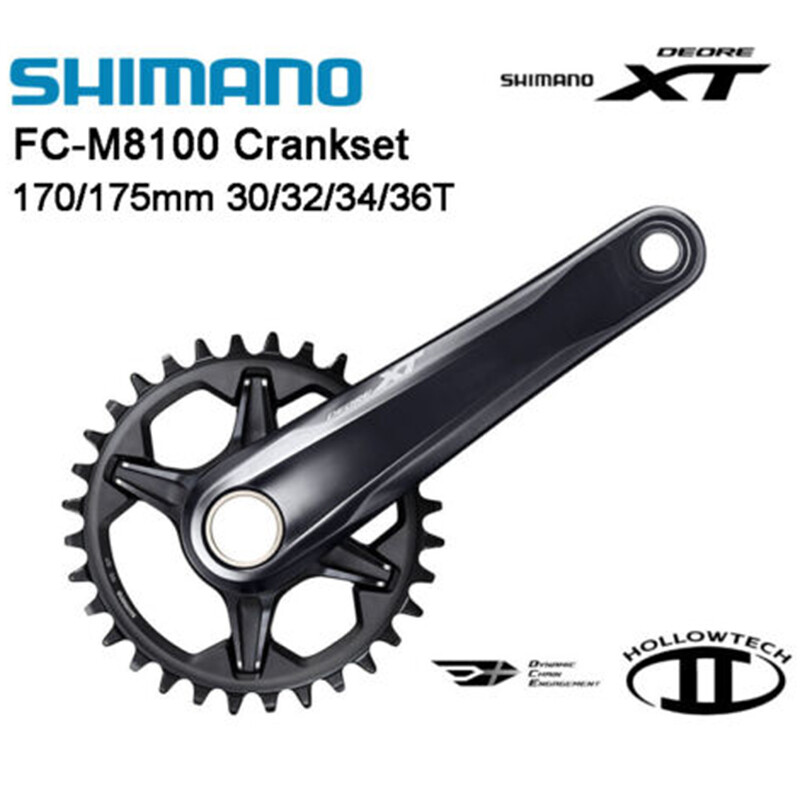 Shimano Deore XT FC-M8100 FC-M8120 Crankset Hollowtech II Boost