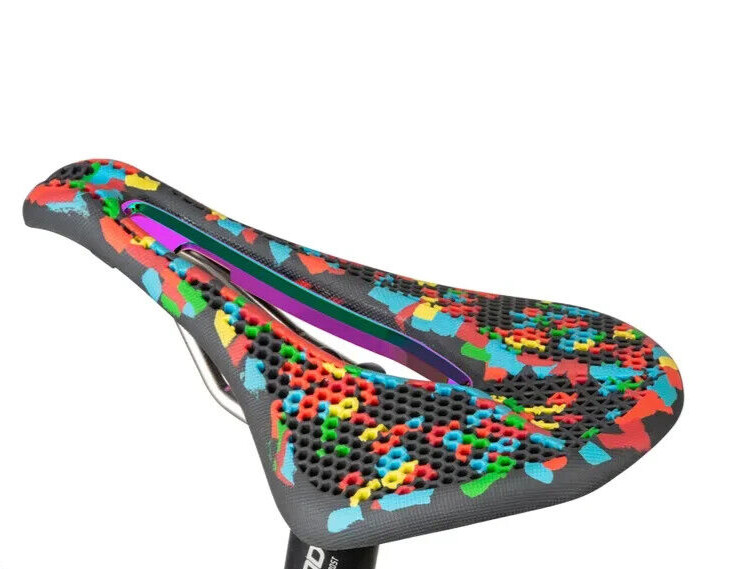 Colorful Bicycle Saddle Comfort Pressure Relief Road Mountain Bike Seat Gravel