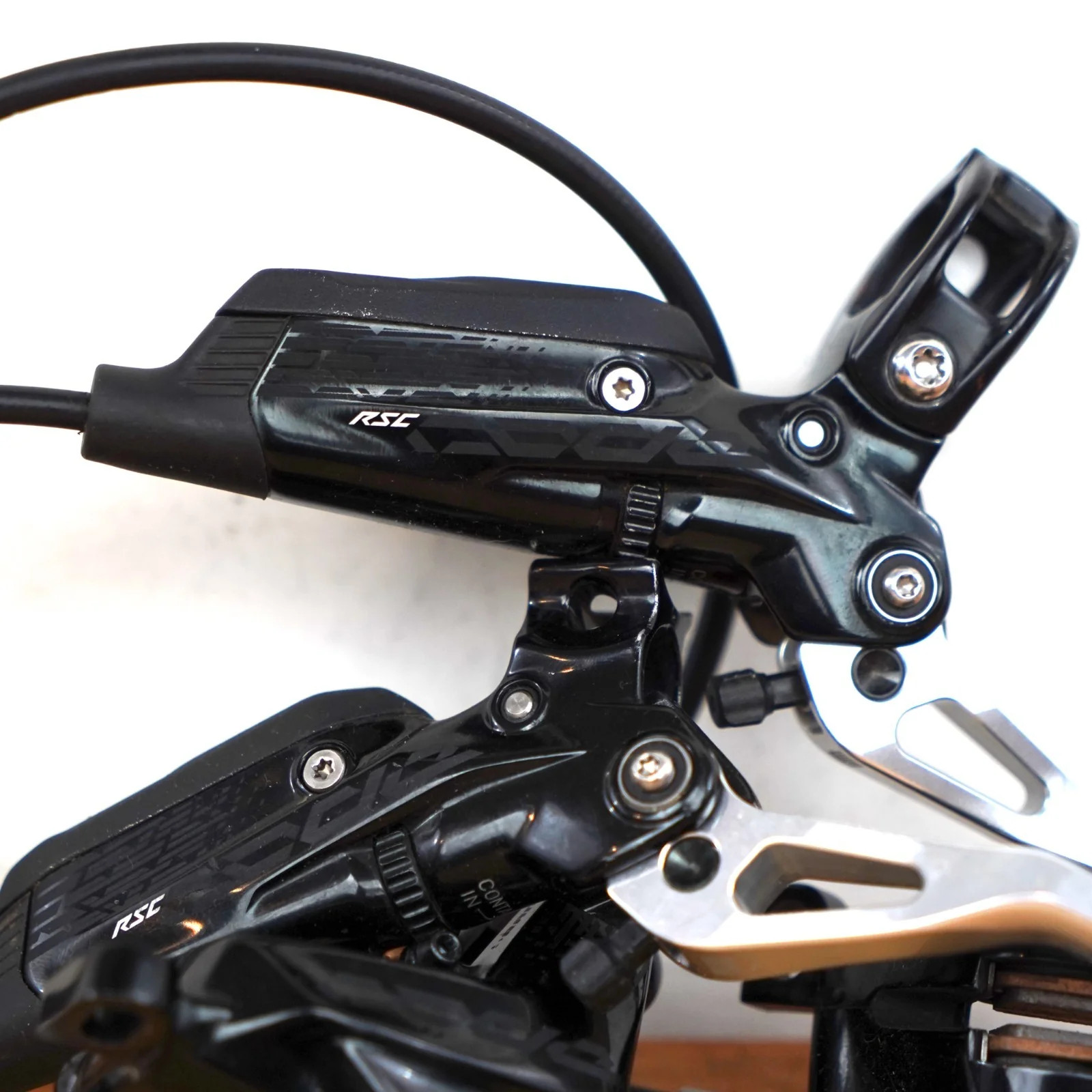 Sram Code RSC Brakeset Quad Piston Calipers Hydraulic with Freedom Coast Levers