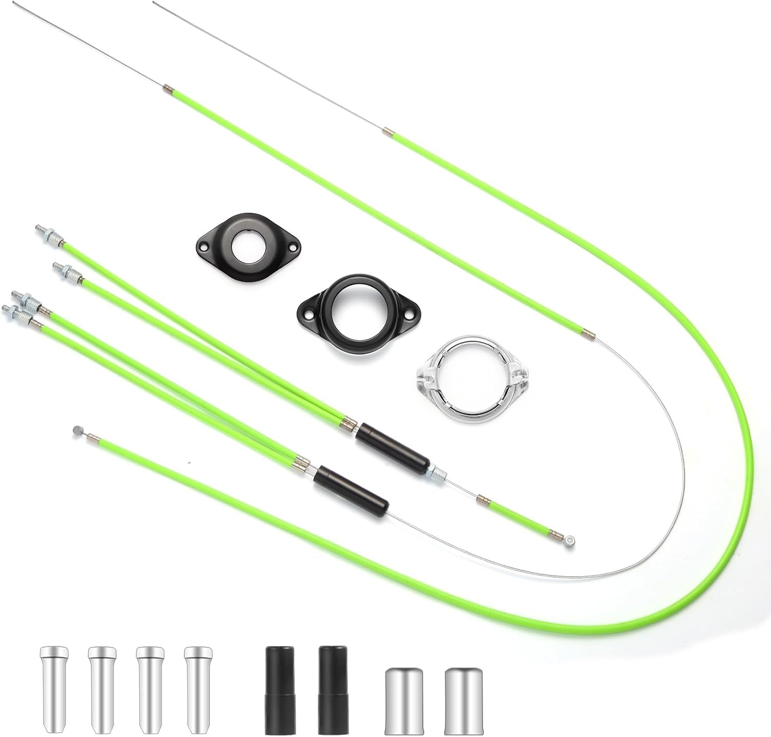 BMX Gyro Brake Cable Set with Rotor for 20″ Bikes Front Rear Kit
