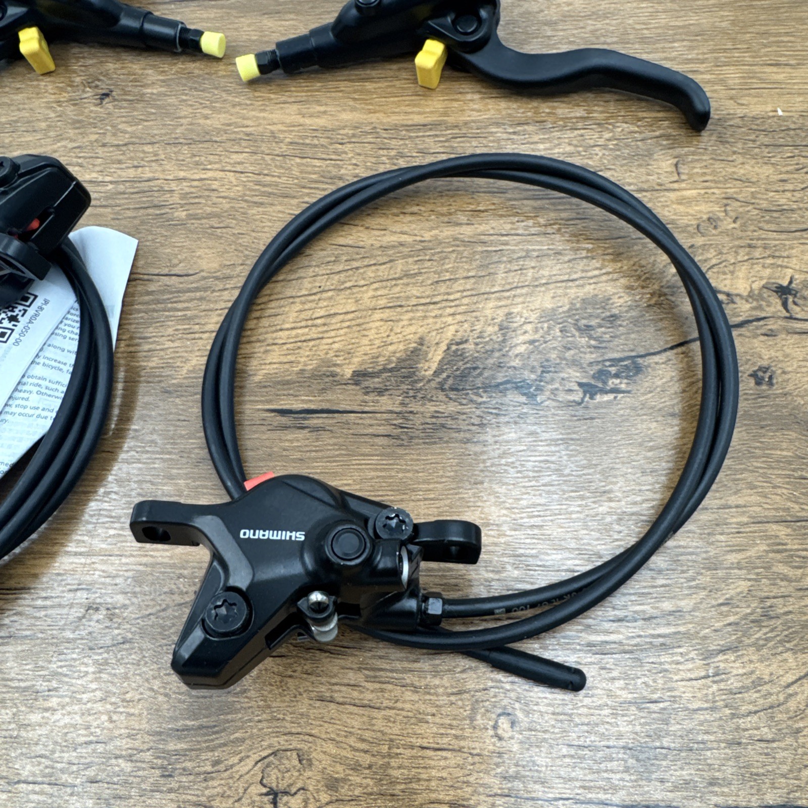 Shimano Deore BL-M4100 BR-MT410 Disc Brake Lever/Caliper Set (F+R)