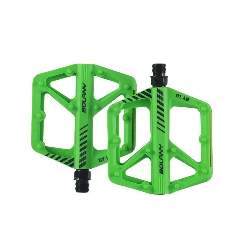 Nylon Anti Slip Mountain Bike Pedals Double Bearing MTB Waterproof Bicycle Pedal