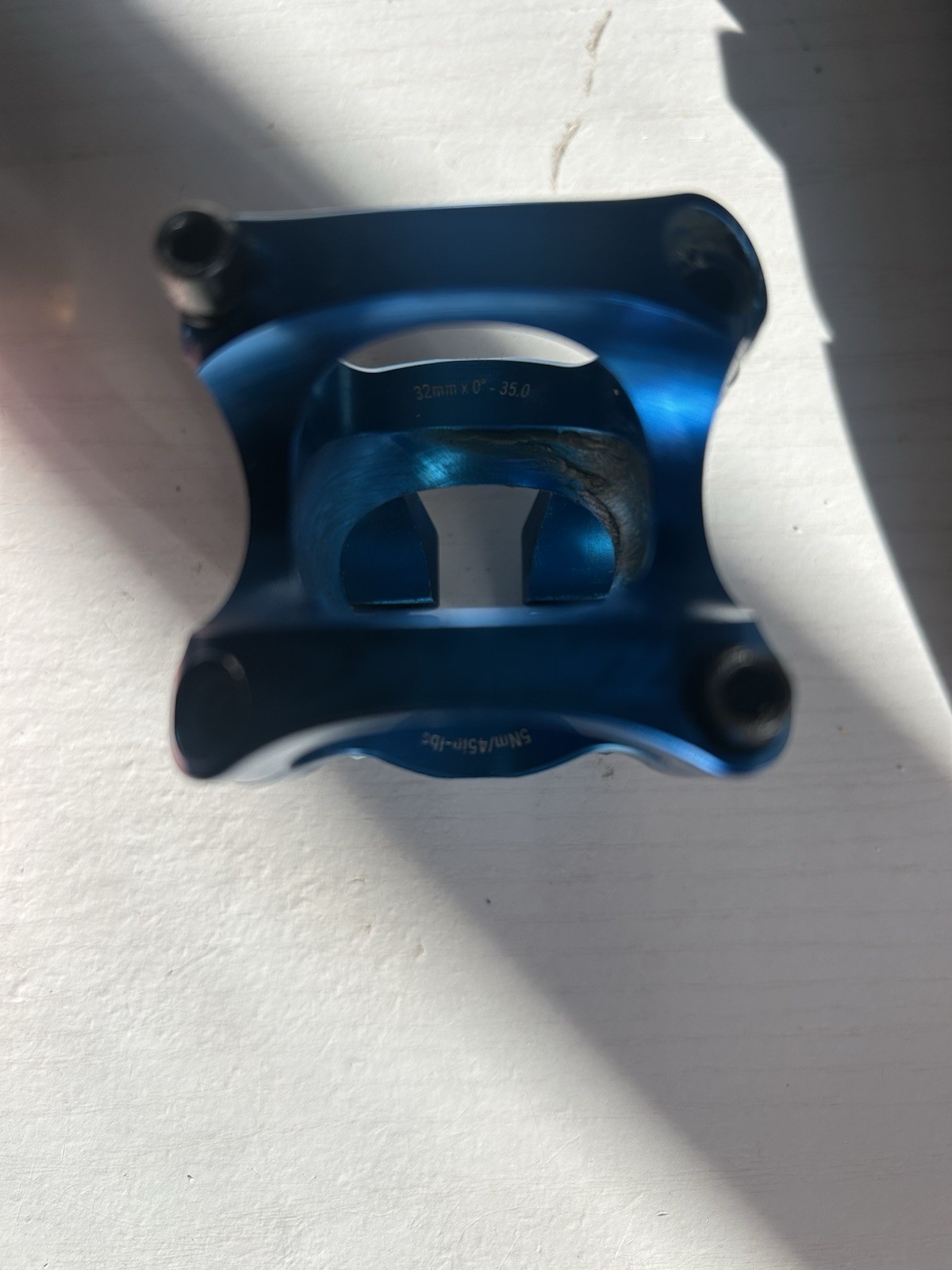 Race Face Turbine Threadless MTB Stem Blue 35mm 32mm Clamp 1 1/8in 0°