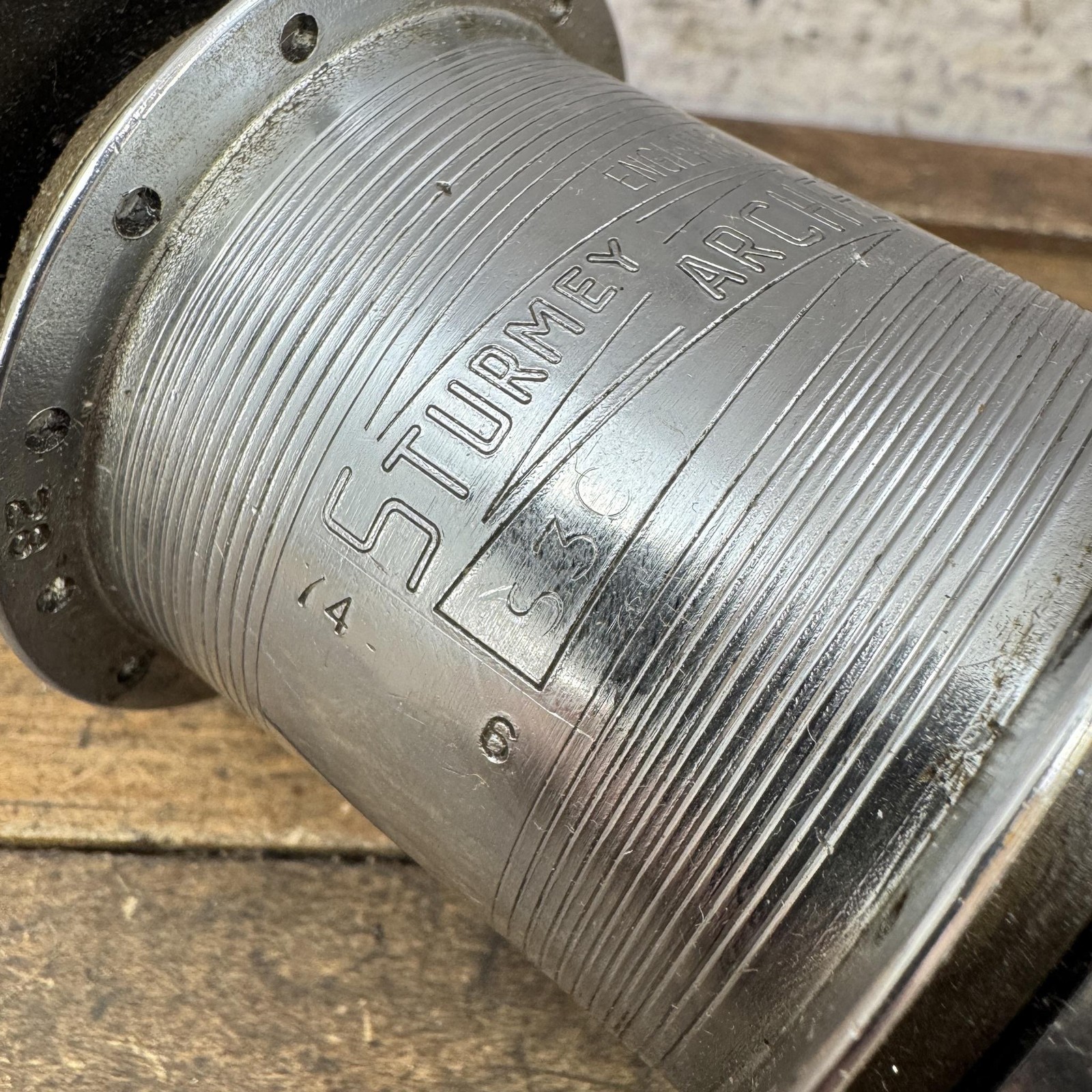 Vintage Sturmey-Archer S3C Rear Hub 28H 3 Speed Nutted Coaster Brake Cruiser 74