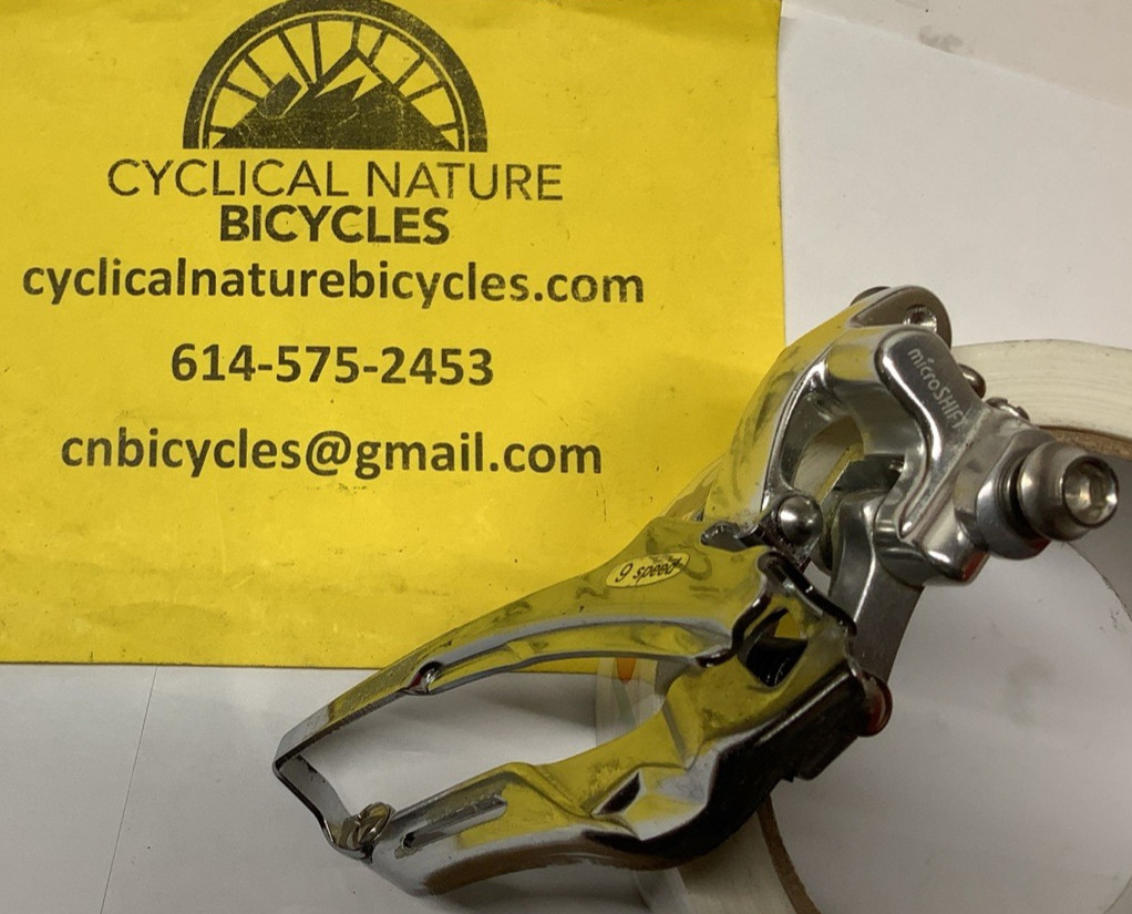 Shimano microshift FD-R539 braze-on bottom pull triple 9spd front derailleur