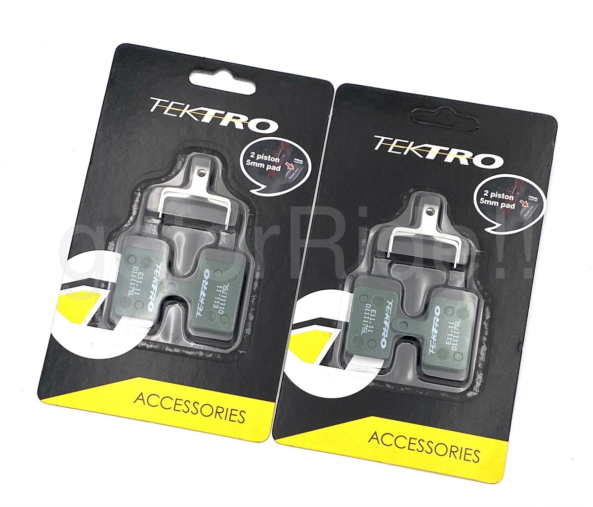 2 x Tektro E11.11 Brake Pad,5mm for HD-E395, HD-T390 Bike Disc Brake Caliper