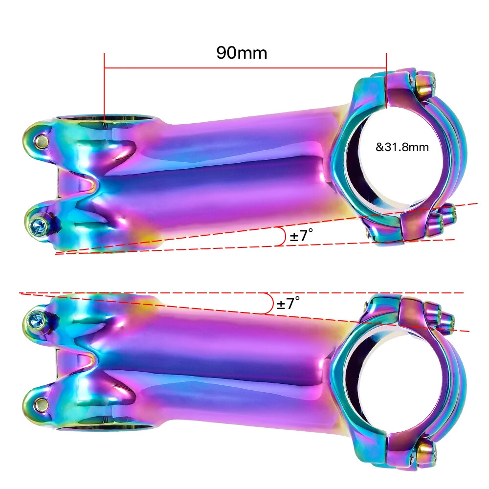 Bicycle Stem 7 17 Degree Ultralight MTB Road Bike Handlebar Stem Bicycle Parts