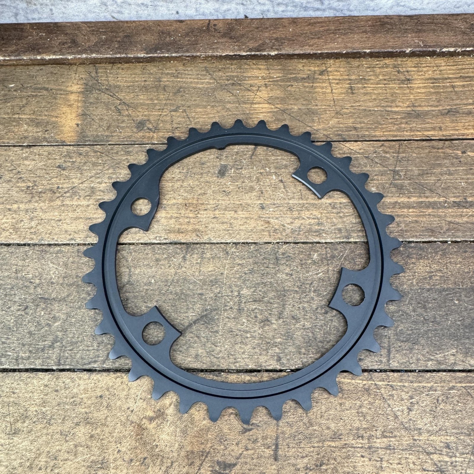 Shimano Ultegra 36T Chainring 110 BCD 4-Arm Black Asymmetric Road 11s FC-R8000