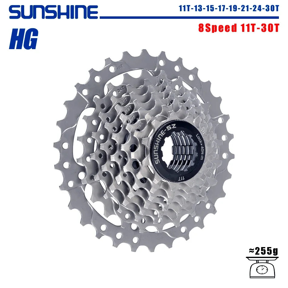 SUNSHINE Road Bike Cassette Bicycle Freewheel 8/9/10/11/12 Speed 23/25/28/32/34/