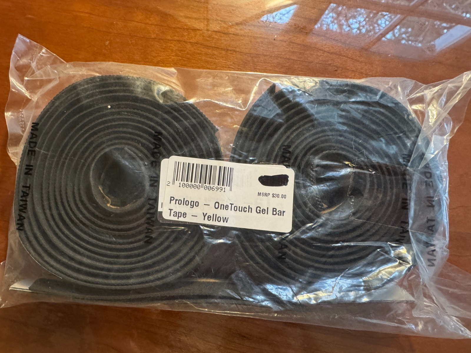 Prologo One touch gel bar tape black and yellow