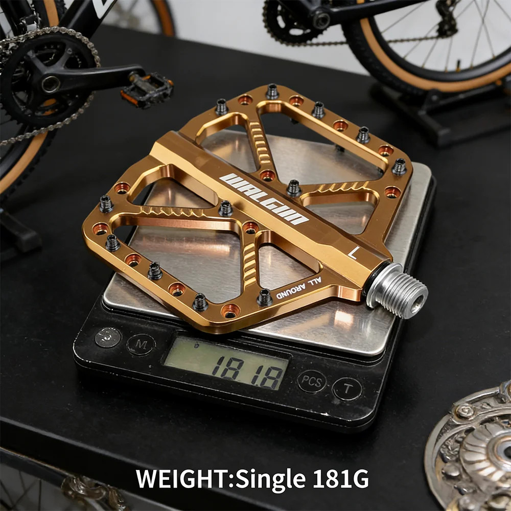 Mtb Bicycle Pedals CNC Titanium Alloy Axis Road MTB Bike Pedals 110*105Mm