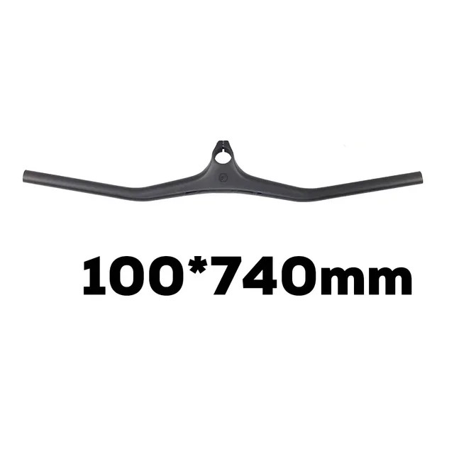 Mtb Handlebars And Stem 28.6mm -10Degree Carbon Integrated Handlebar 720-760mm