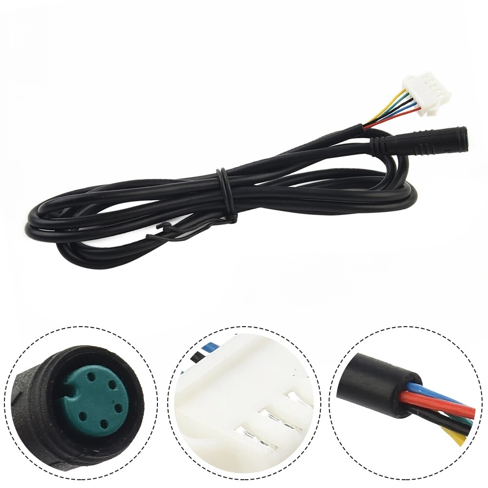 E-bike KT Display Extension Cable 5pin Waterproof to SM Plug Adapter Cable
