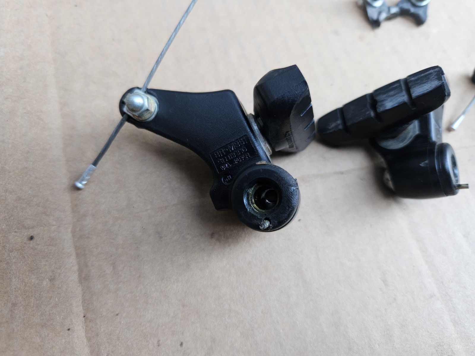 Shimano Exage Cantilever Brakes Front + Rear Set BR-M351 Black Japan low miles