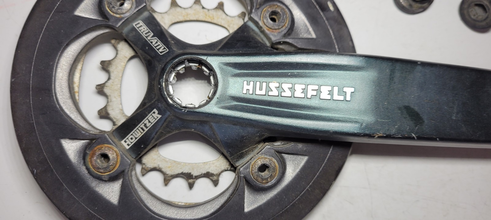 Truvativ Hussefelt Crankset 175mm Crankset Crank Arms MTB DH Bike 22T-32T ISIS
