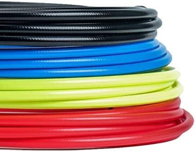 Bike Brake Cable Set 9.8ft Black | Brake Housing, Ferrules, End Caps