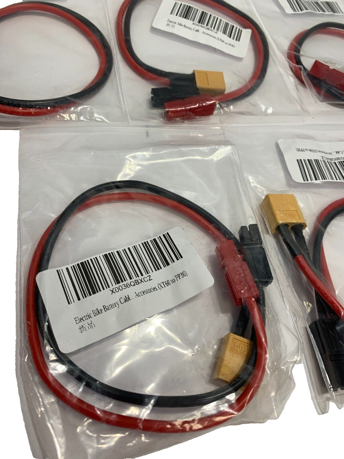 PP30 To XT60 Male Cable Connectors Adapter Bicycle Ebike Battery PACK OF 5