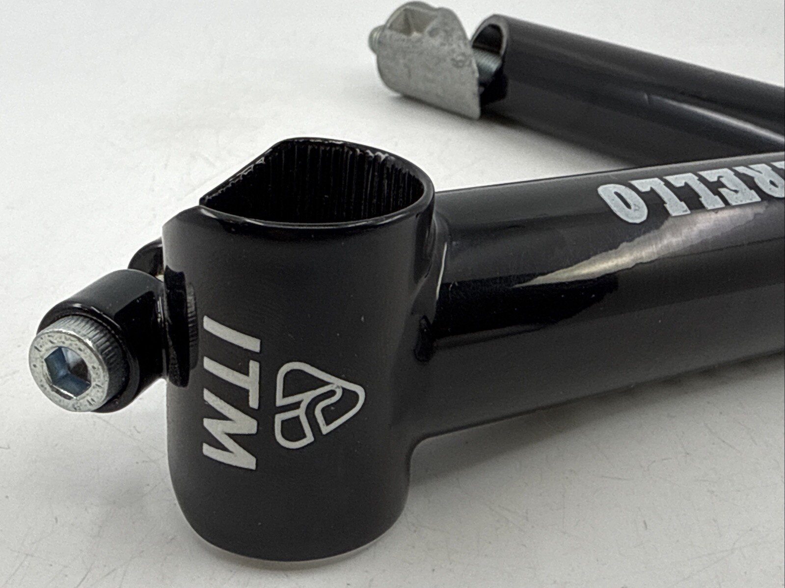 ITM for PINARELLO Black Cro-Mo Quill Stem 130mm 22.2mm Quill 26.0mm Bar Clamp