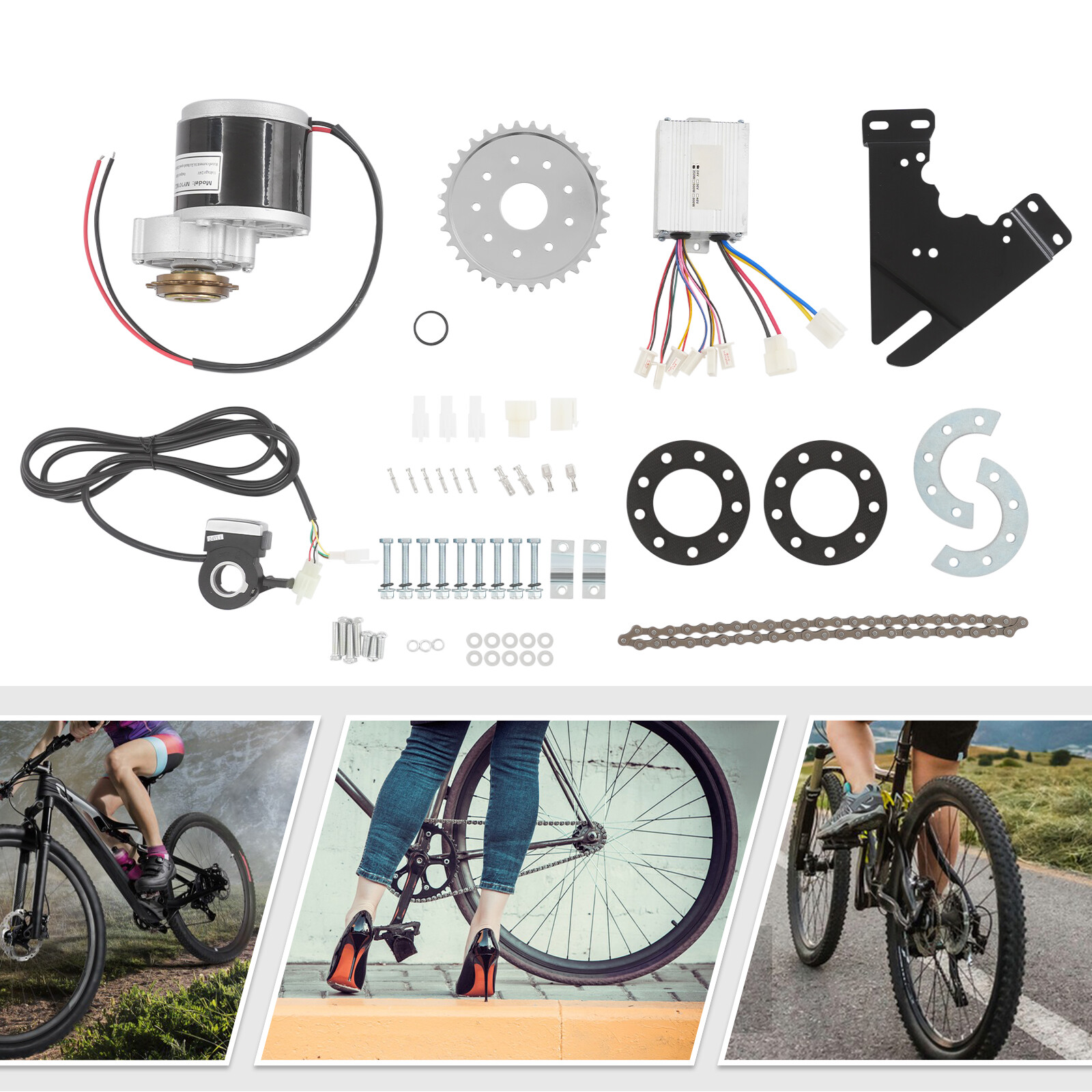 24V 350W Electric Bike Conversion Kit, Motor Electric Bike Conversion Set