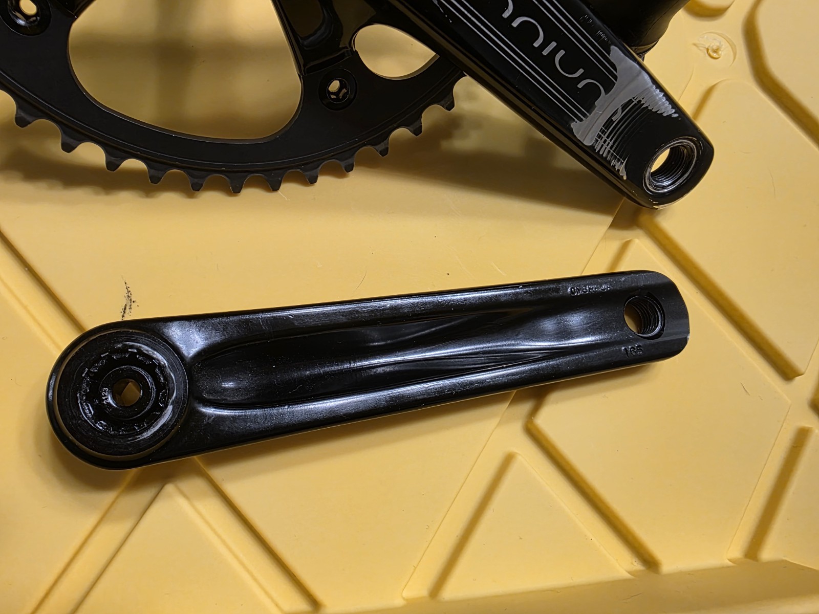Sram Omnium Crankset 165mm, Track, Fixed Gear, Bike, 144 BCD Sugino Chainring