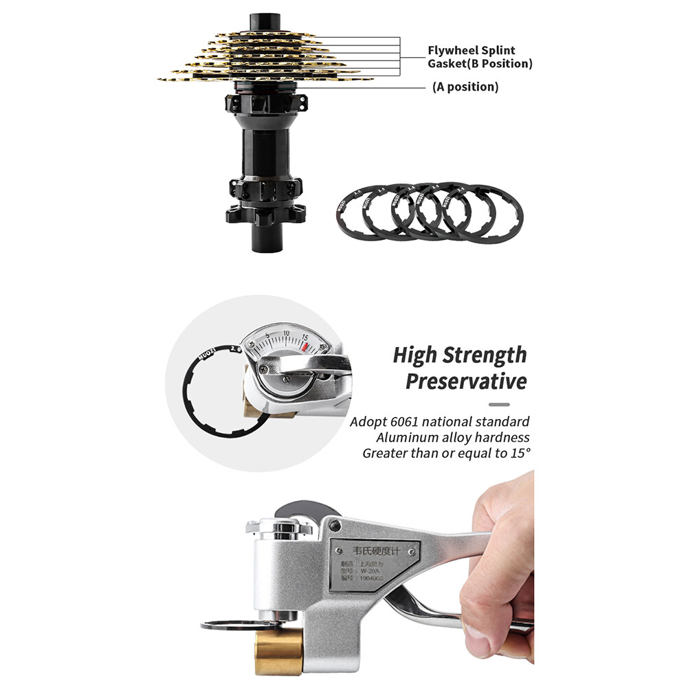 Cassette Spacer – 8 9 or 10 speed cassette on 11 speed for Shimano hub 1.85 mm