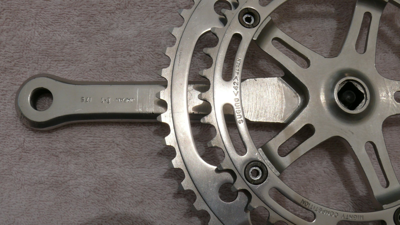 Sugino Super Mighty Crank with Rings