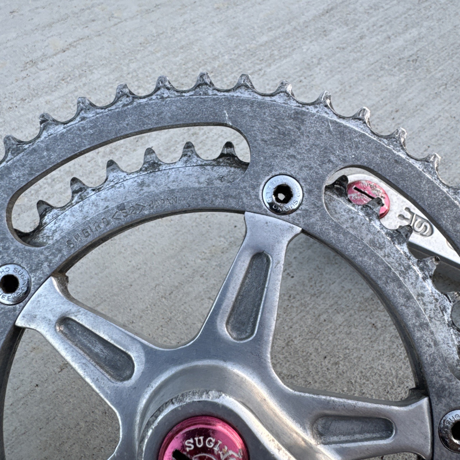 Sugino Mighty Competition Crankset 171 Road BMX Cranks Maxy Campagnolo