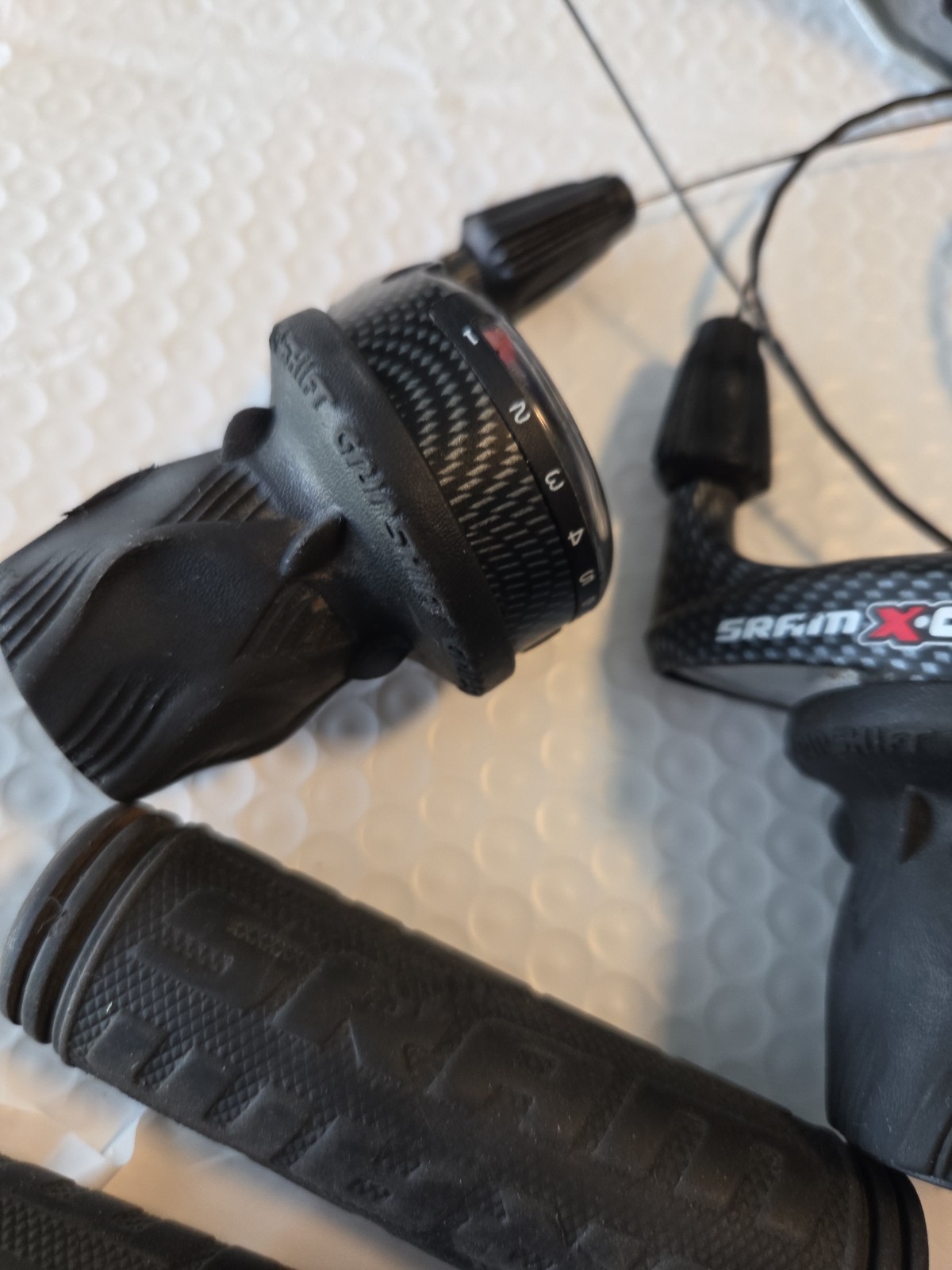 SRAM X-0 Rear Derailleur carbon long cage ESP Technology SRD And Shifters VGC