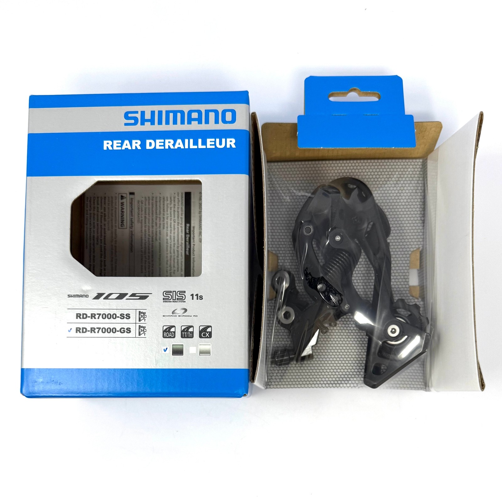 Shimano 105 R7000 RD-R7000 Rear Derailleur Medium Cage 11 Speed Black New In Box