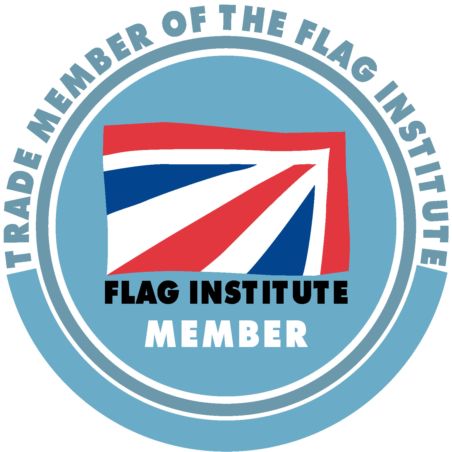 United States Power Squadron Ensign Flag with Eyelets – Handmade in the UK