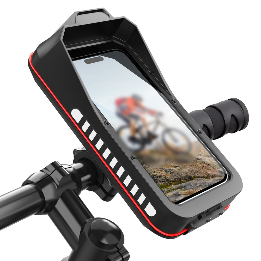 Bicycle Phone Holder Shockproof Phone Holder Secure Attachment Rainproof Design