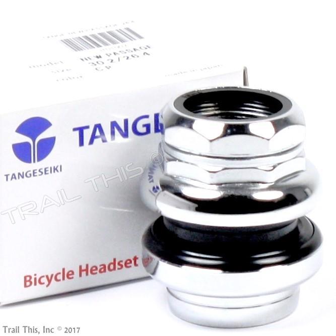 Tange Seiki Passage 1″ 1-inch Threaded 26.4mm Chrome Traditional Bicycle Headset
