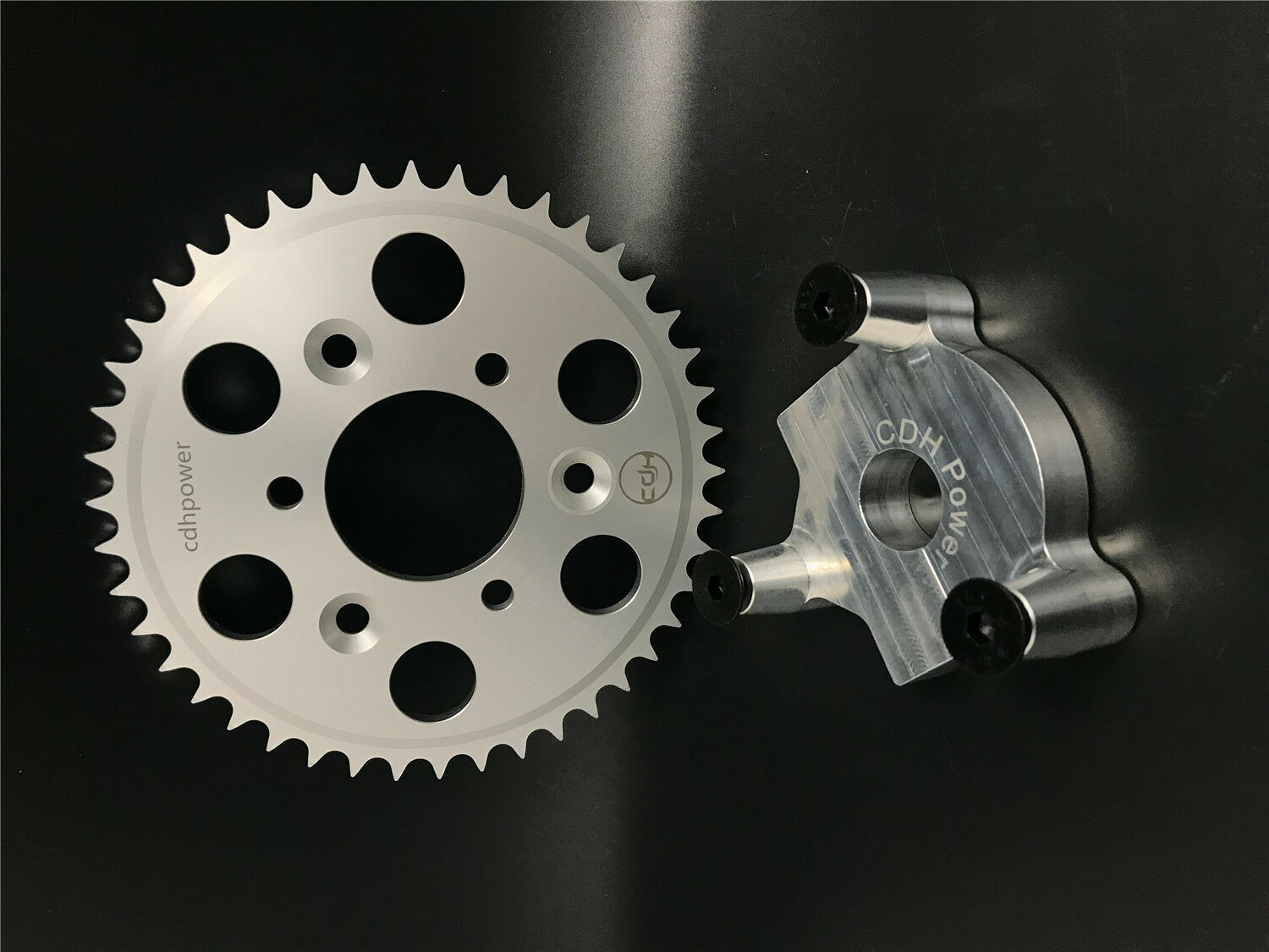 CDHPOWER Rear Hub Adapter 1″ and 44 Teeth CNC Sprocket-Gas Motorized Bicycle