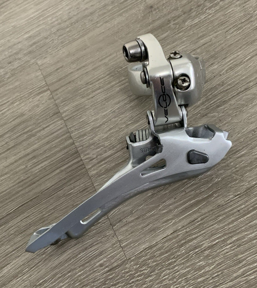 CAMPAGNOLO VELOCE FRONT DERAILLEUR CLAMP-ON 35 MM NEW 10 OR 9 SPEED
