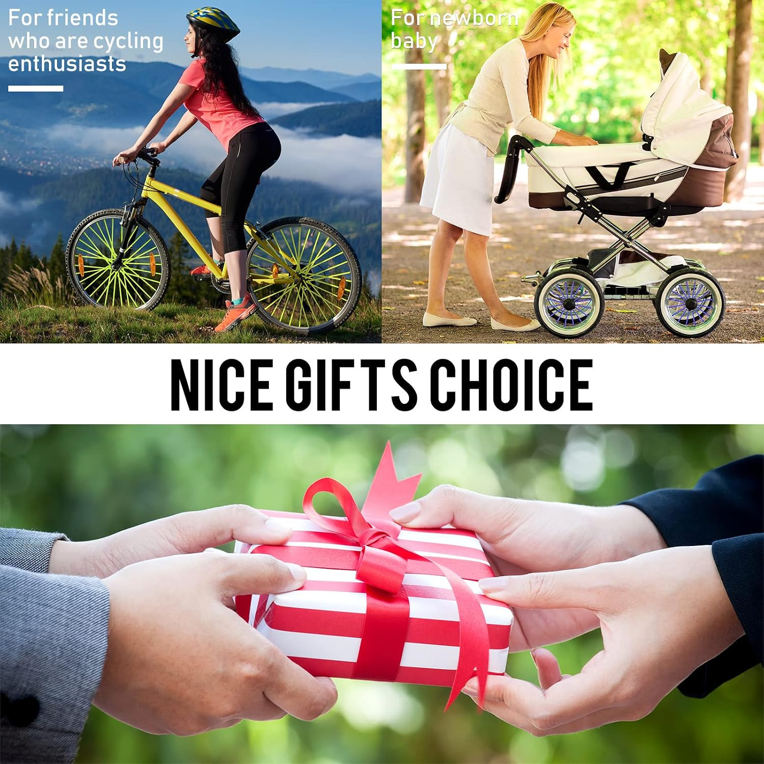216 Pcs Spoke Skins Bike Spoke Covers Decorations Dirt Bike Rim Wraps for Mot…